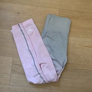 Gymshark Ombré Seamless Gray/ Chalk Pink